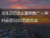 花生日记宣传