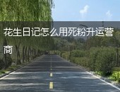 花生日记,花生日记死粉