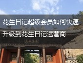 花生日记,花生日记升级运营商