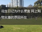 花生日记为什么便宜