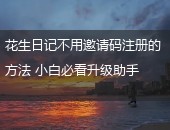 花生日记,花生日记邀请码