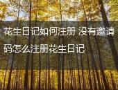 花生日记注册