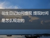 花生日记,花生日记如何提现