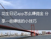 花生日记app怎么赚佣金