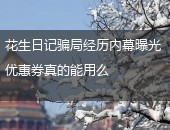 花生日记骗局