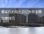 花生日记发朋友圈