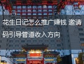 花生日记怎么推广赚钱