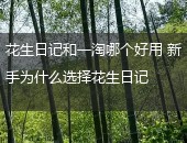 花生日记和一淘哪个好