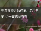如何推广花生日记,花生日记