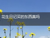 花生日记,花生日记东西真吗