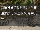 直播带货,直播带货攻略