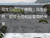 花生日记,花生日记级别