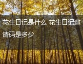 花生日记,花生日记邀请码