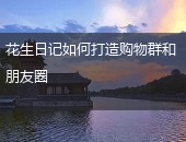 花生日记购物群,花生日记朋友圈