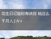 花生日记吸粉