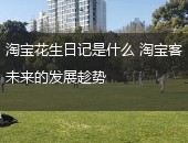 淘宝客,淘宝花生日记是什么