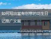花生日记推广