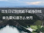 花生日记能不能挣钱