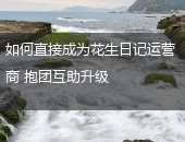 花生日记,花生日记运营商