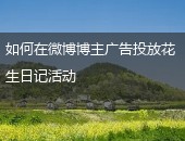 花生日记活动