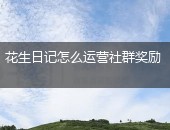 花生日记社群奖励